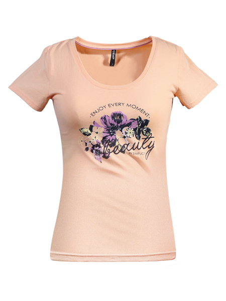 women's T-shirt with printed artwork