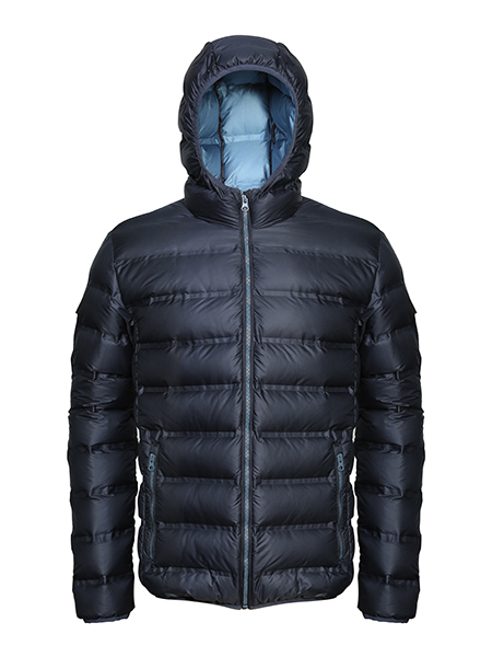 Quilted jacket with hood