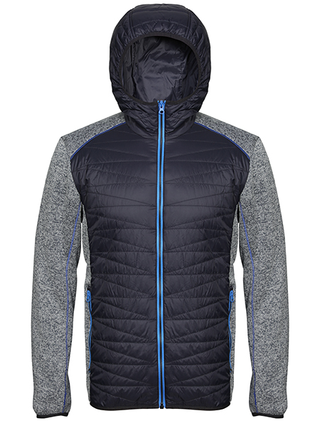 Quilted jacket with hood