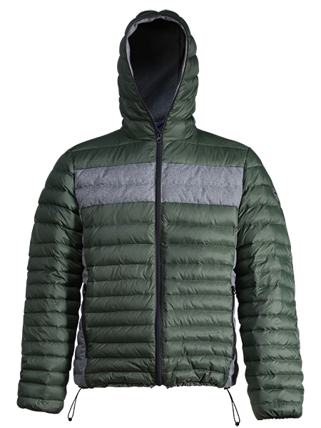 Men's Quilted jacket with hood