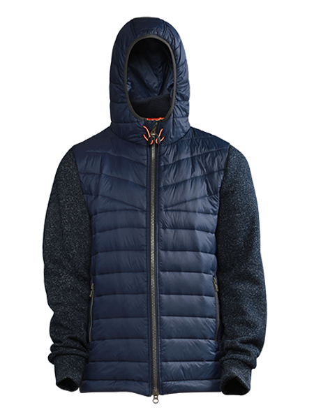 men's puffer jacket with hood