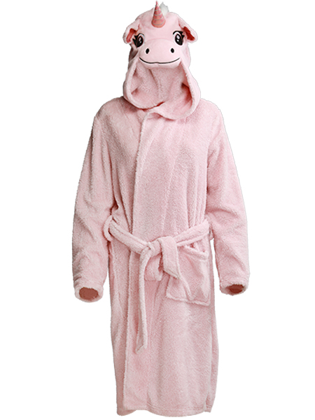 women's fleece sleeping robe